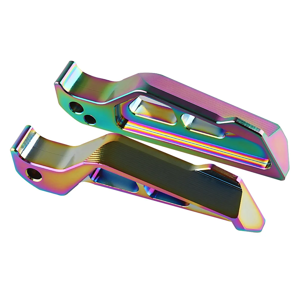 Универсальные подножки для мотоцикла, подножки из алюминиевого сплава, титановые прочные колодки для Yamaha Tmax530, аксессуары для мотоциклов