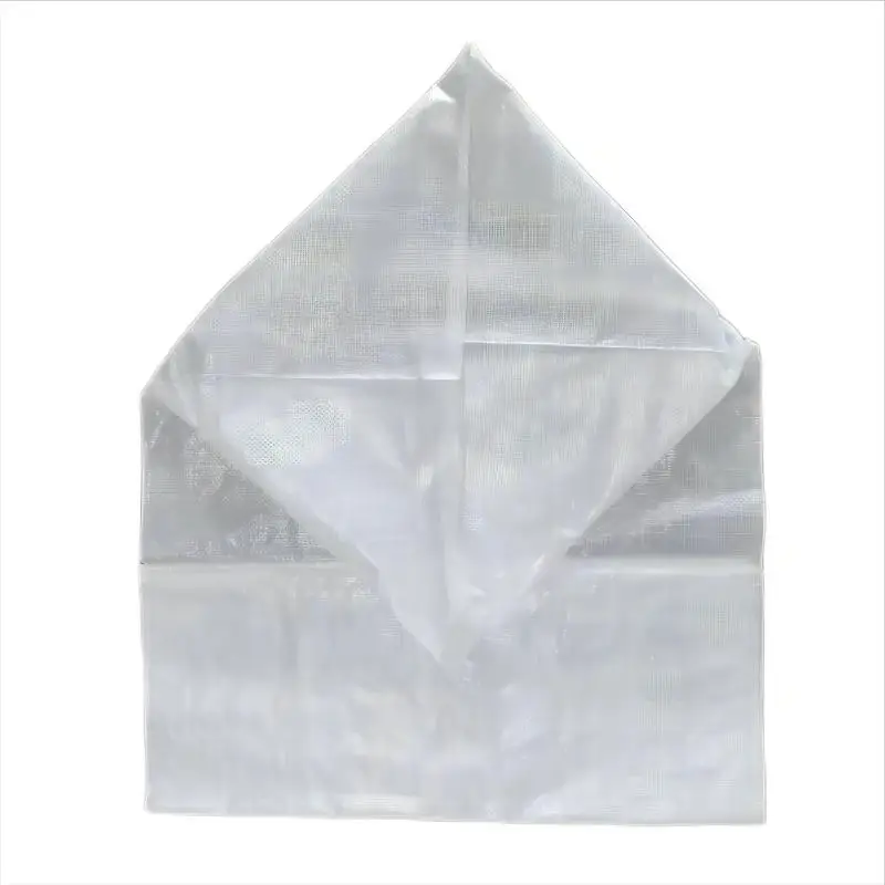 Factory Direct Customizable Transparent Plastic Woven Bags 25kg 50kg Rice Grain Feed Bags
