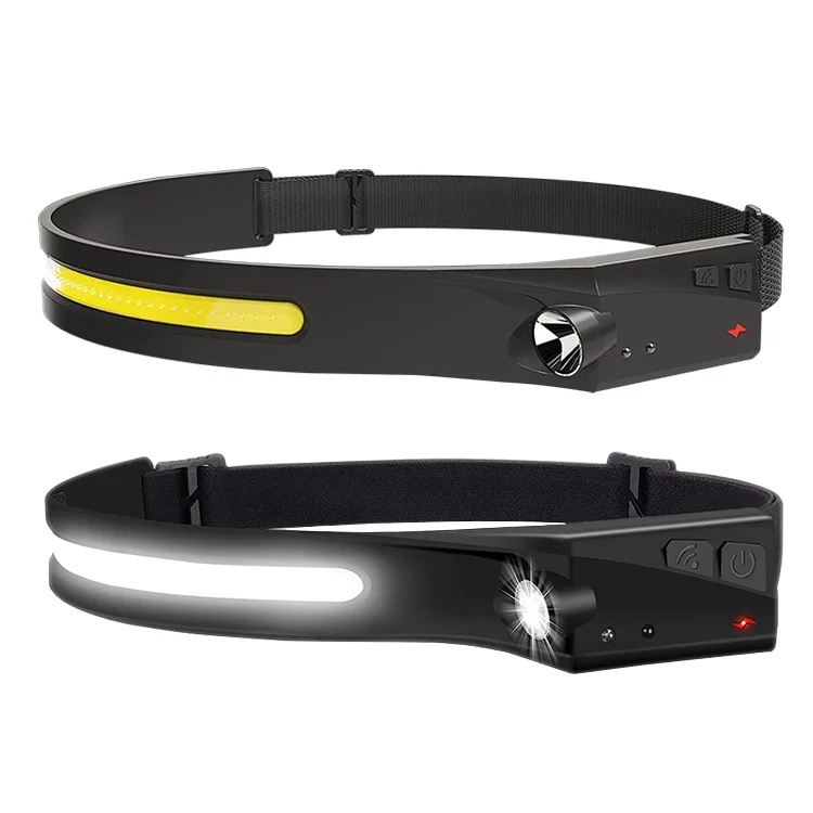 New Product 5W COB Plastic Camping Night Fishing LED Light Headlamp Headlamp Fishing Headlamp Battery Rechargeable