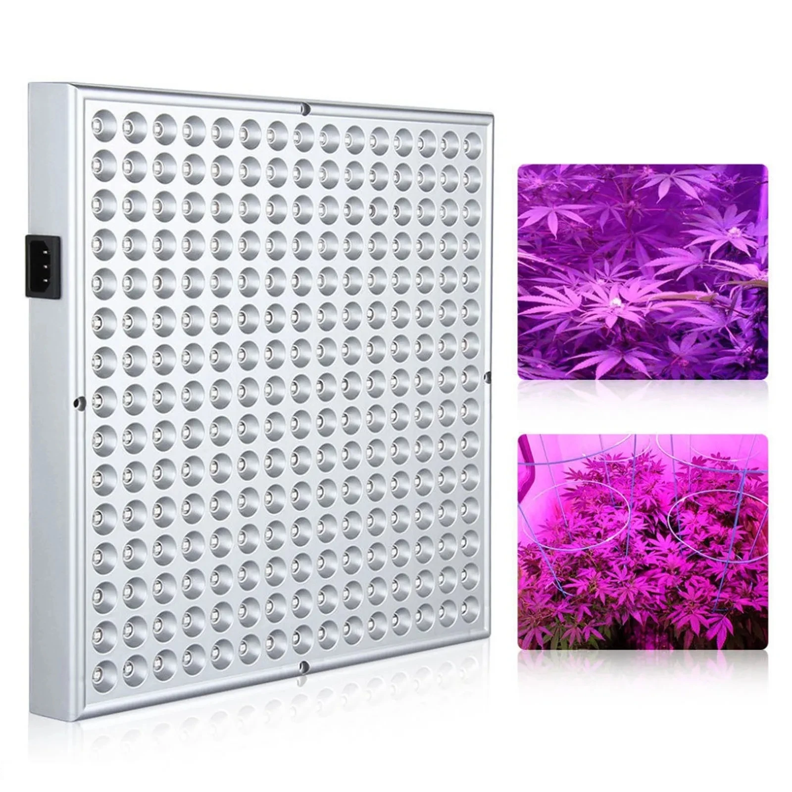 Full Spectrum 225pcs 2835 SMD Led Panel Grow Light  45W Red Blue Square Slim Planting Lamps for Greenhouse Plants Indoor home