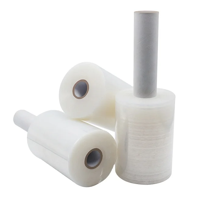 Factory Price Size Custom Mini Wrap Plastic Wrap Airport Luggage Packing Handle Stretch Film