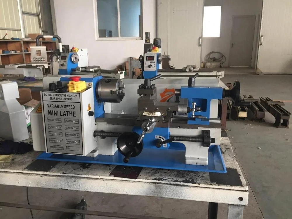 industrial hobbies mini lathe machine gear head metal lathe 7*12 inch