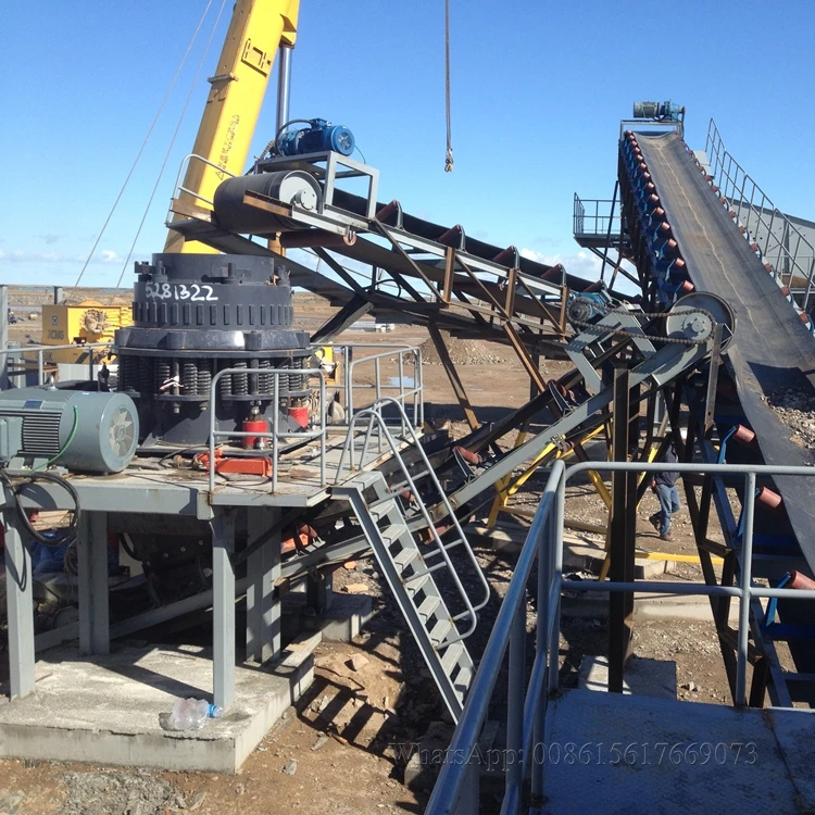 High efficiency factory direct sale mineral mining kaolin quartz cone crusher machine plant price