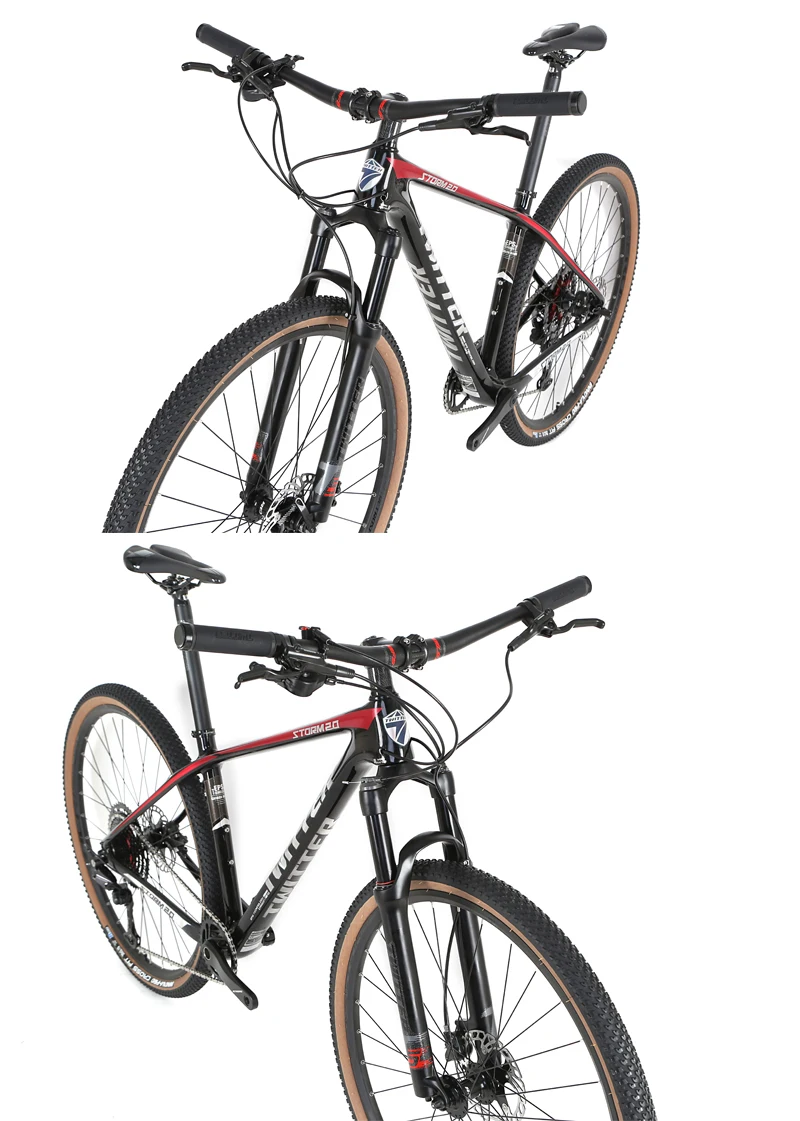 China bicycle factory STORM2.0 bicicleta carbono M6100 12 speed 27.5 29er carbon bike mtb