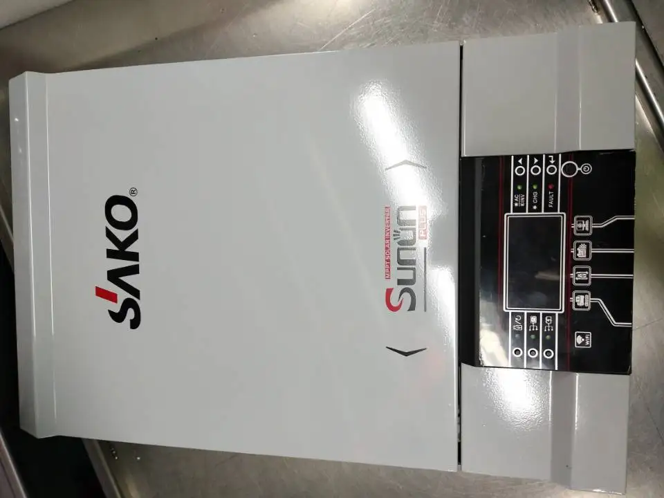 SHENZHEN Solar Inverter Manufacturer SAKO hybrid solar inverter 3KW 5KW  Pure Sine Wave Solar Inverter work without battery