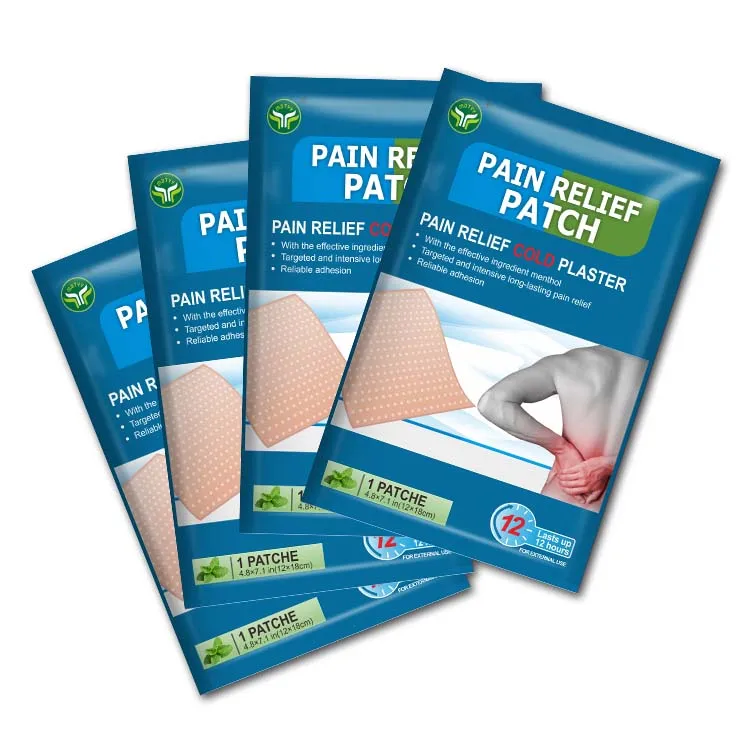 Menthol Camphor Chinese Back pain Herbal Pain Plaster For Rheumatism And Arthritis