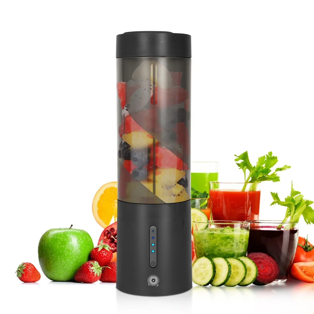 Professional Waterproof Portable Blender Shakes and Smoothies 16 Oz  Type-C Rechargeable Personal  Mini Blender