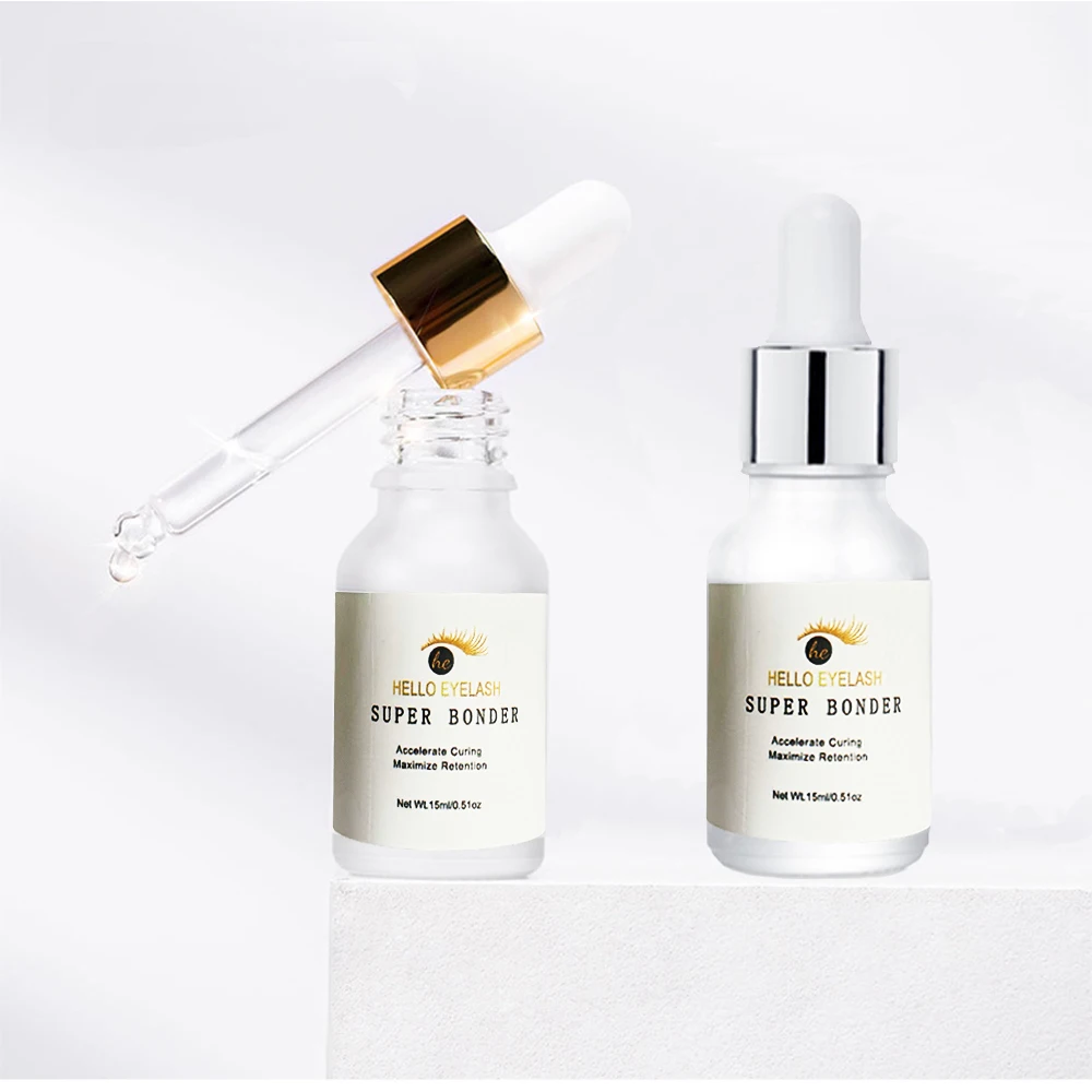 Super Bonder Eyelash Extension Wholesale Price Glue Help Lashes Adhesive Eyelash Bonder