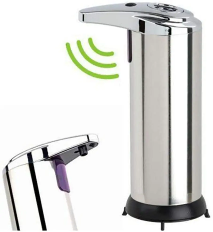 Stainless Steel Soap Dispenser Automatic Induction Hand Sanitizer Dispense Lotion Dispensers