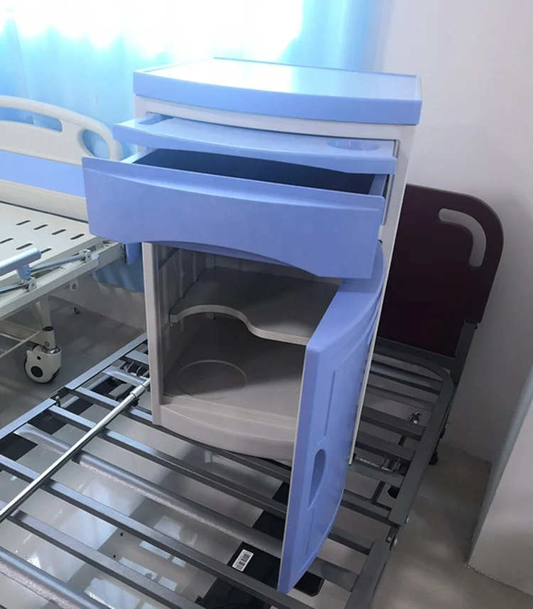 clinic furniture ABS plastic hospital bedside lockers CY-H811