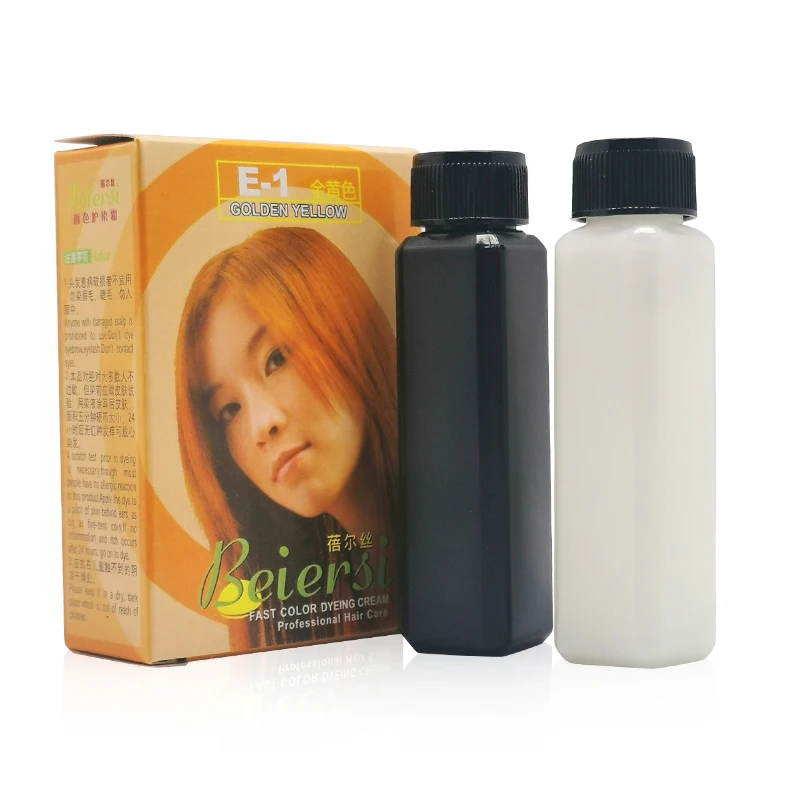 Bio-organic professional free amonia 2w bleach flax silver hair color products