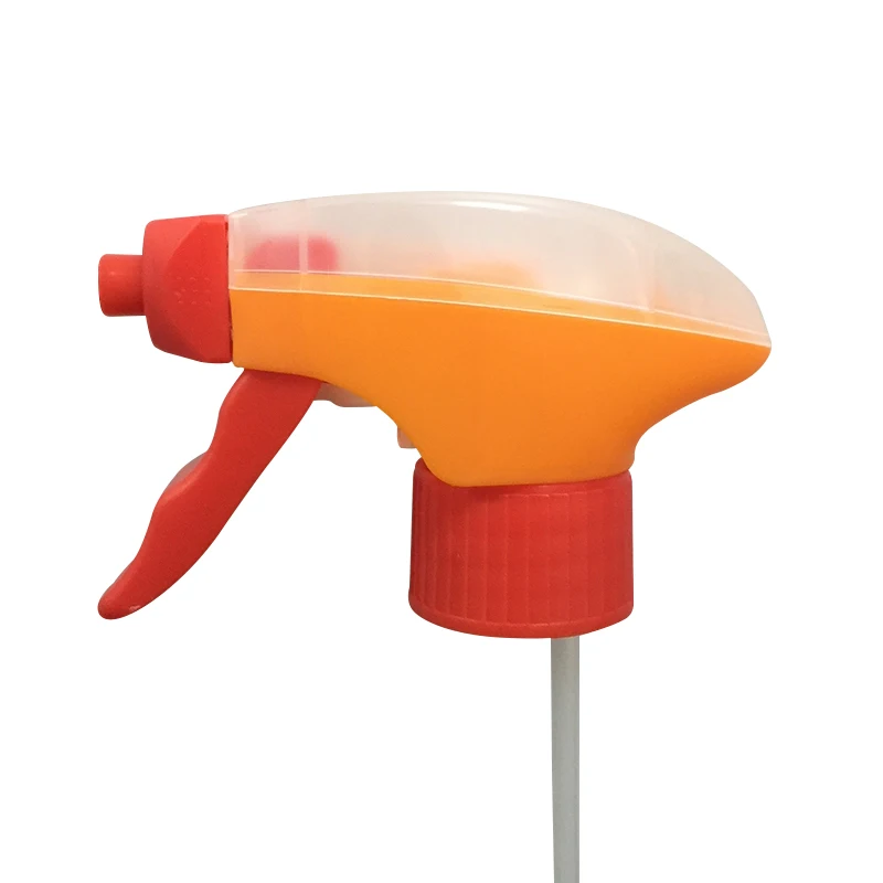 Ningbo factory trigger spray 24 410 high output trigger sprayer head with various color