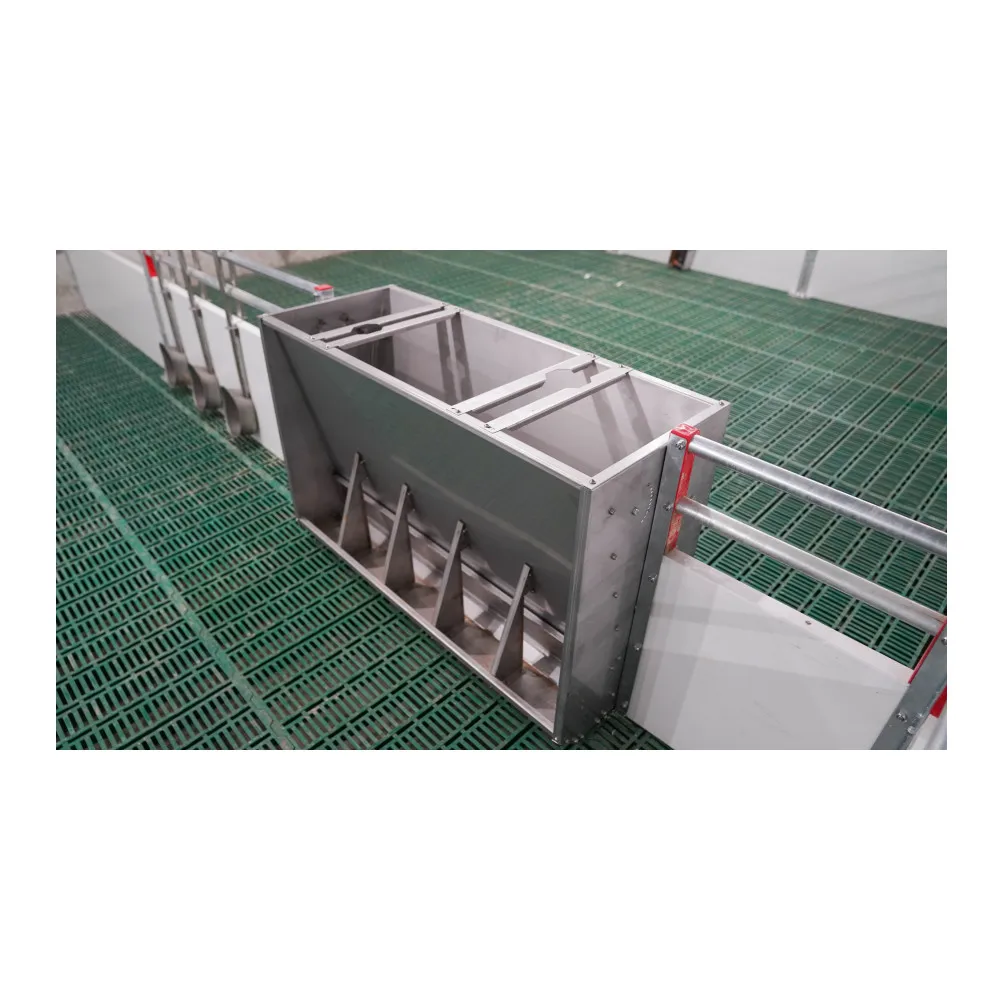 Оборудование для разведения птиц и животных, кормушка для свиней 304 SS, двусторонняя ручка с 10 отверстиями, кормушка для свиней