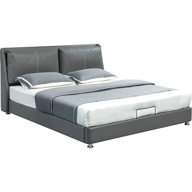 
Nordic modern contracted master bedroom double bed minimalism 