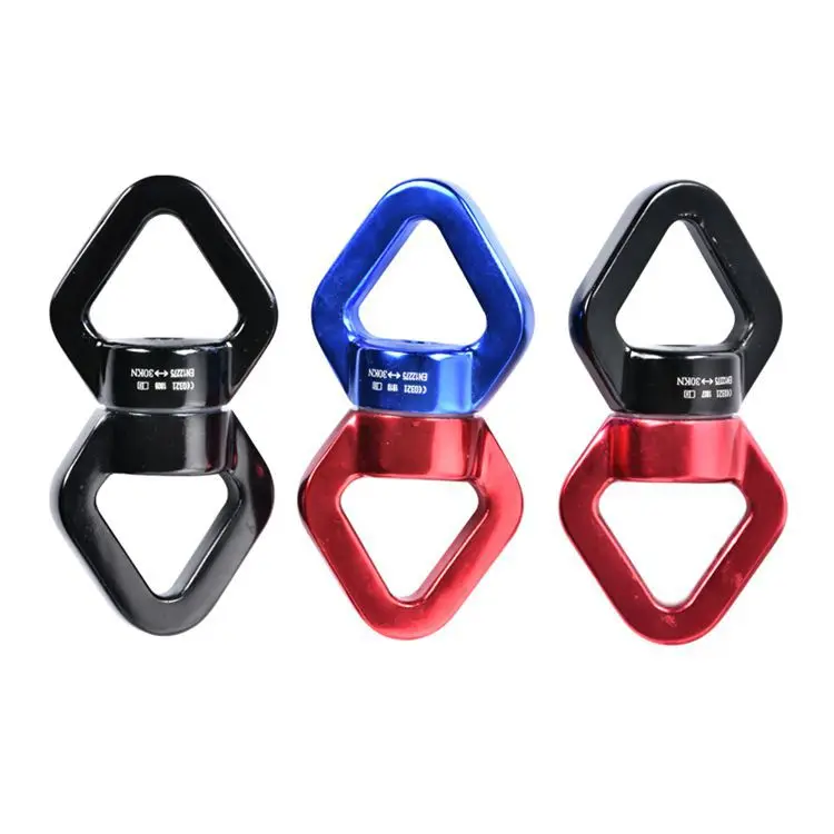 Customized Good Quality 360 yoga swing swivel Spinner 35kN Swivel Carabiner