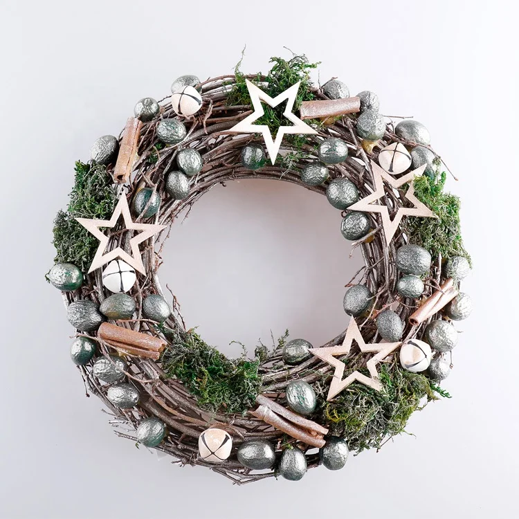 
High Quality Custom Wholesale Dry Fruit Wreath Cinnamon Wreaths with Factory Price 