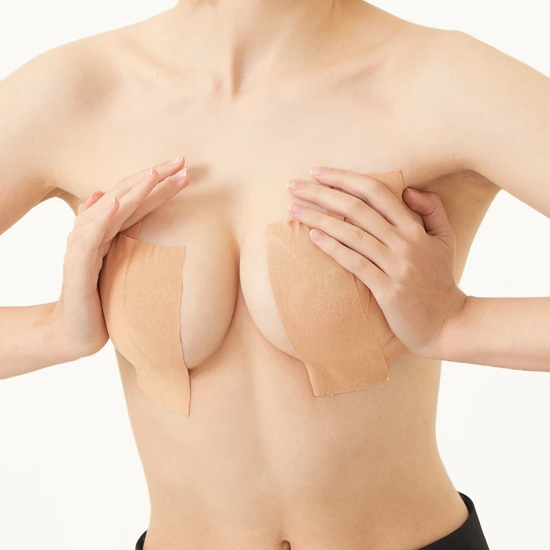 Factory Outlet Boob Tape Bra Brown Boob Tape Boob Tape Bras For Women Adhesive Invisible
