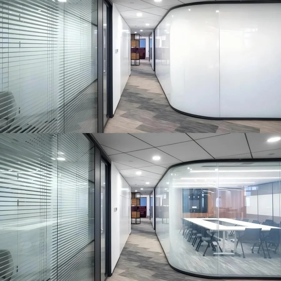 Privacy Soundproof UV Resistant Self-adhesive Switchable Electronic Laminated Glass Film Pdlc Car Colorful Smart Film Samples Smart Tint