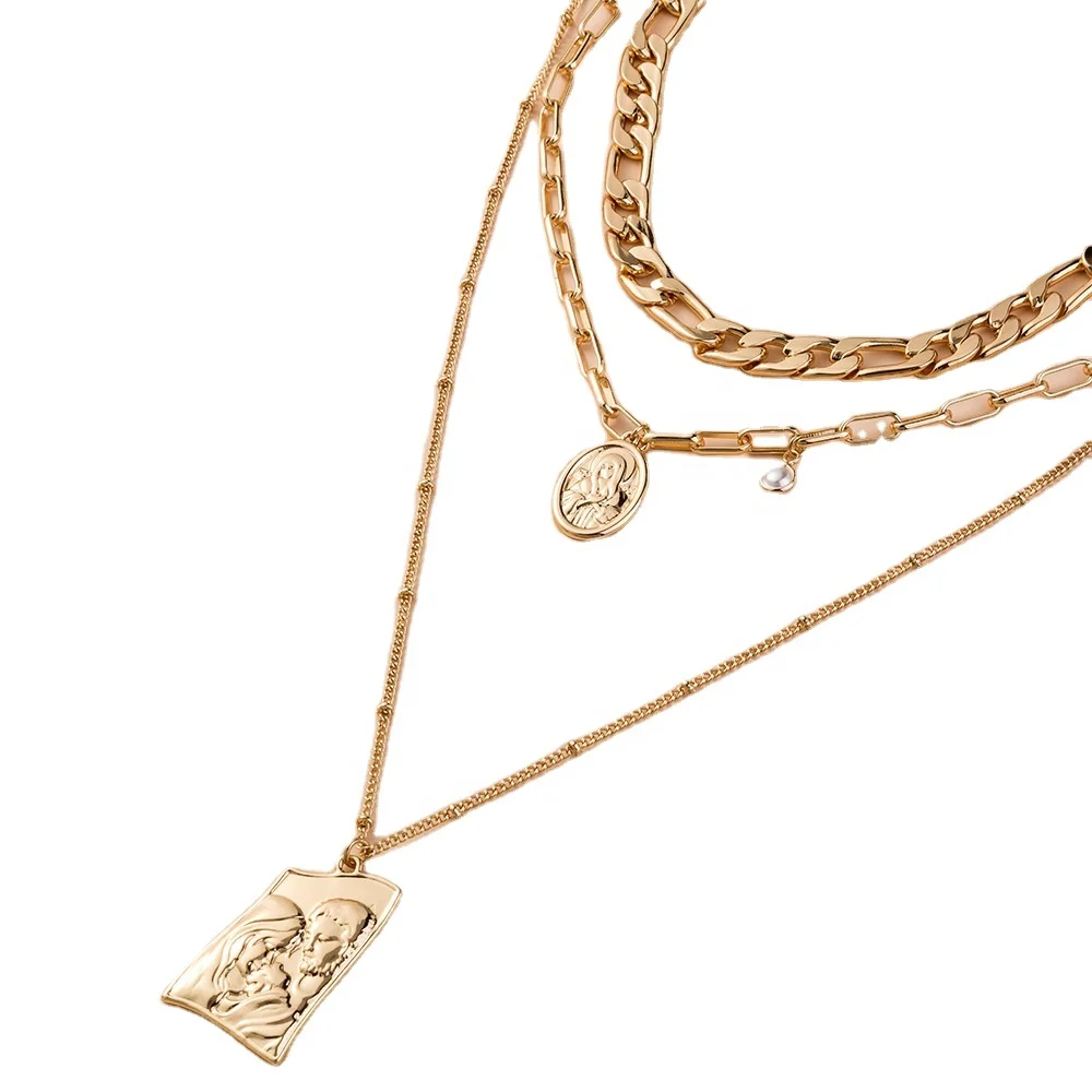 
Fashion Jewelry Freshwater Pearl K Gold Plated Double Chain Necklace Butterfly Pendant Girl Jewelry 