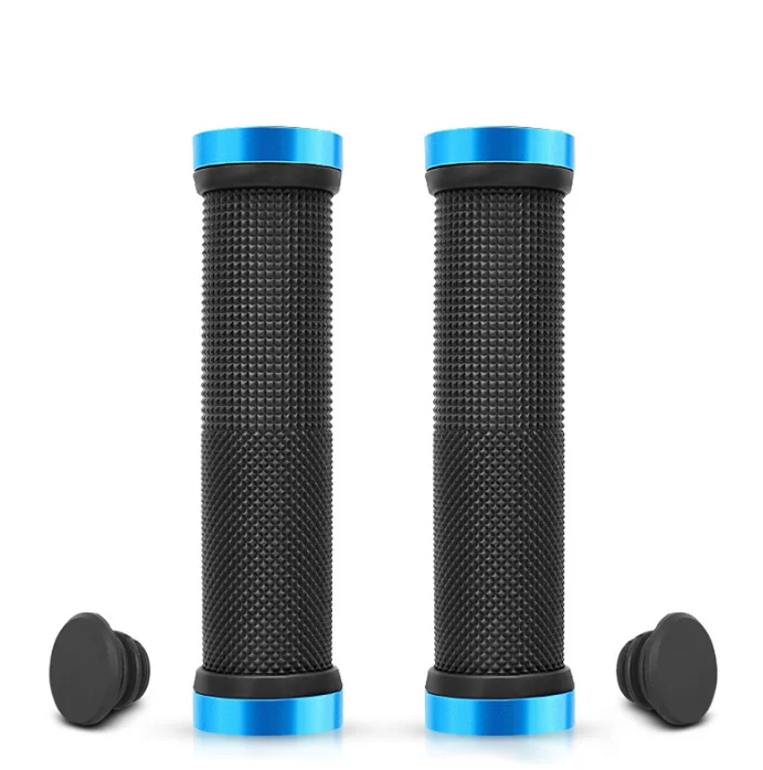 Wholesale Double Lock on Bike Handlebar Grips Rubber Bicycle Hand Grip Suitable for Folding Bike BMX MTB Beach Cruiser Scooter