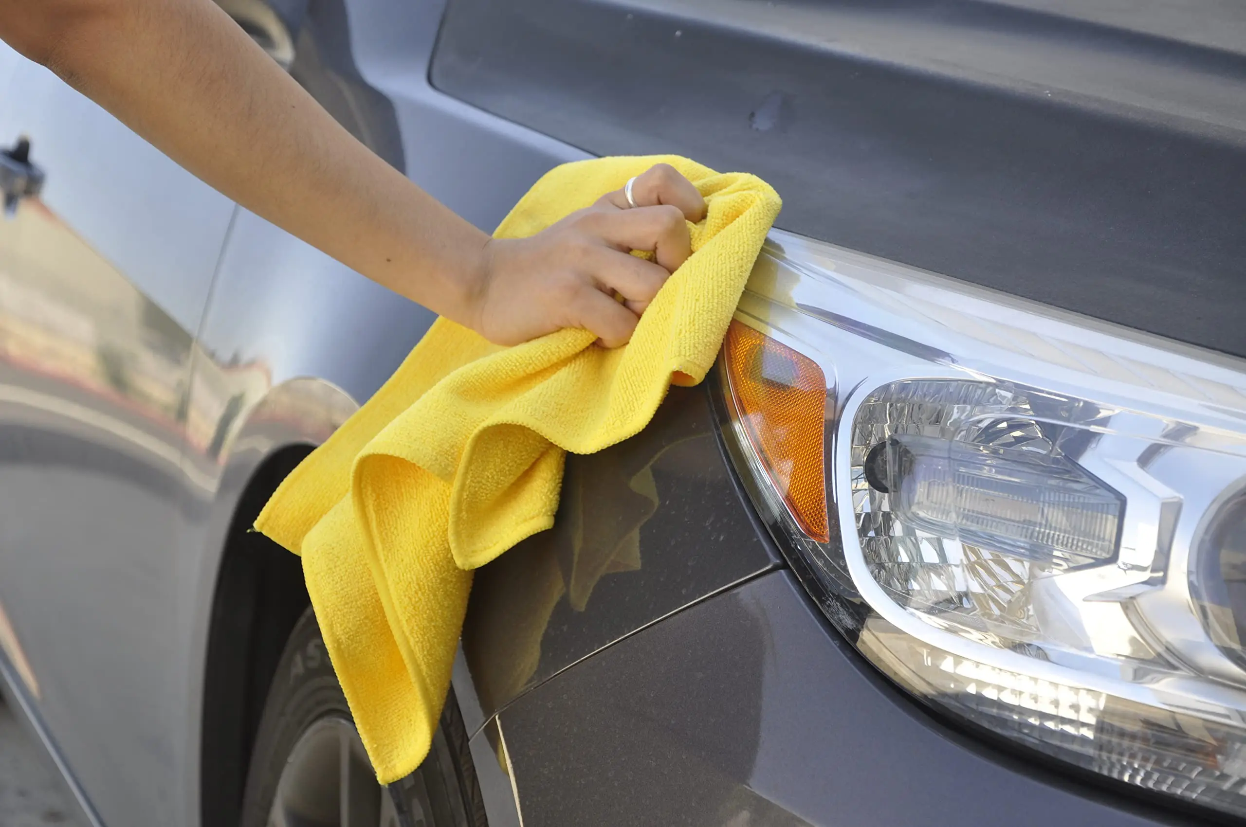 ZZhome All-Purpose Streak Free Cleaning Rags Super Absorbent Signature Car Drying Towel Ultra Plush Microfiber Towels