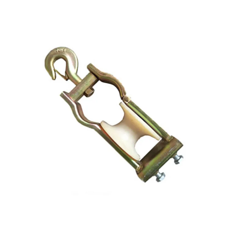  Aluminum Pulley Block crane hanging wire straight line cable pulley