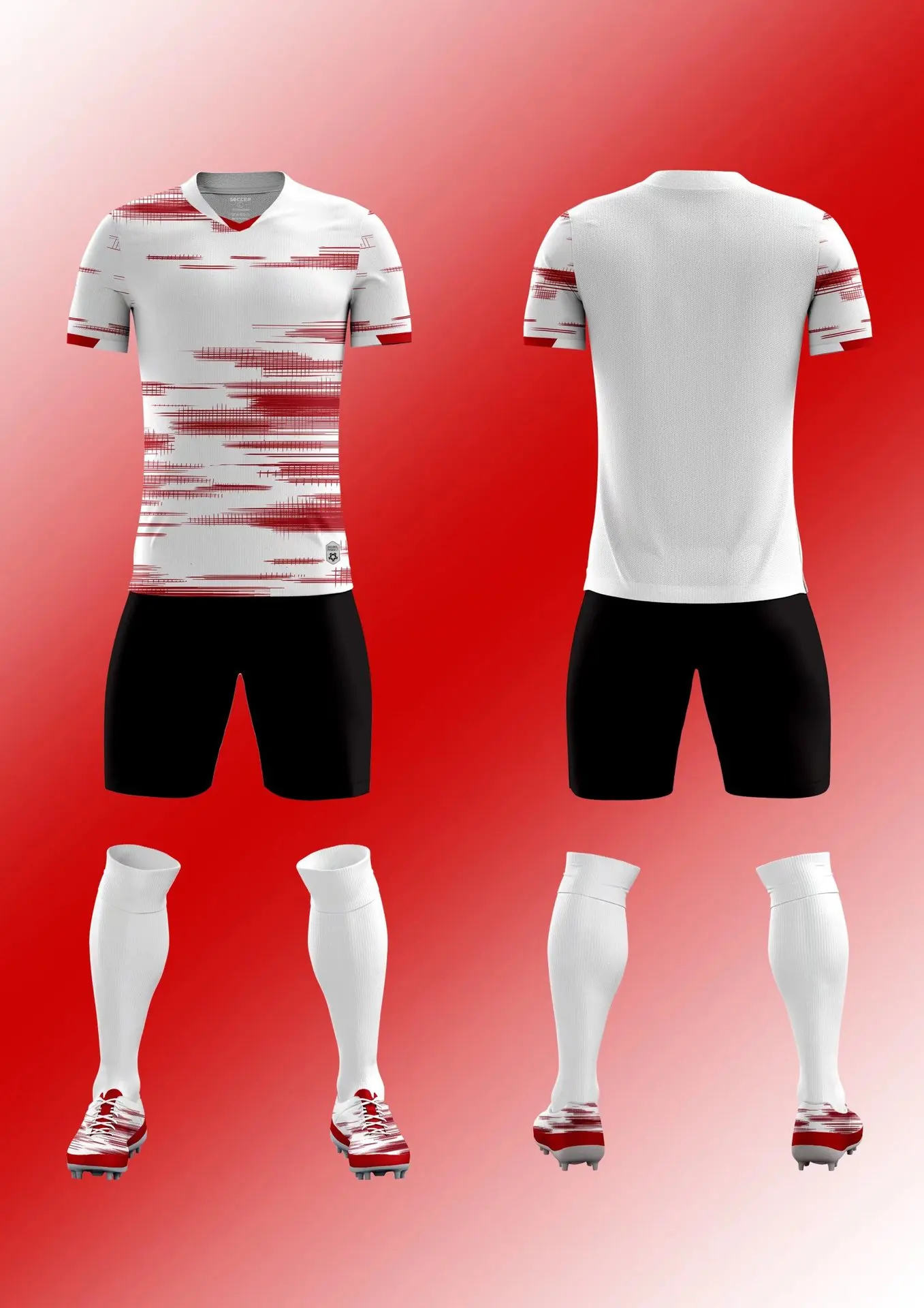 Outdoor Sports Orange Soccer Uniforms Clothes Football 2023 Professional Soccer Uniforms