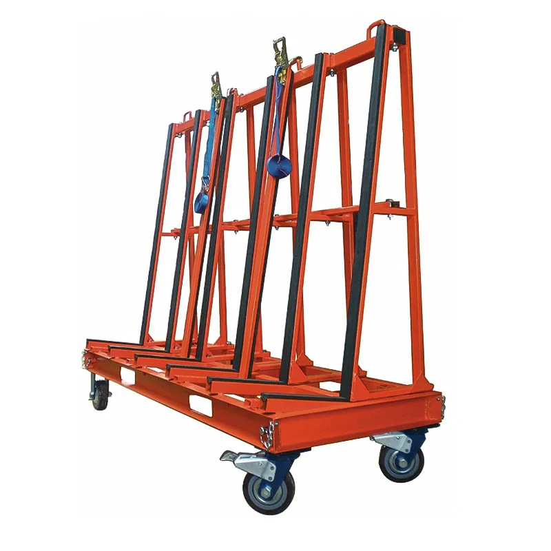 Двухсторонняя каменная плита, Транспортировочная тележка для транспортировки сверхпрочной стеклянной панели