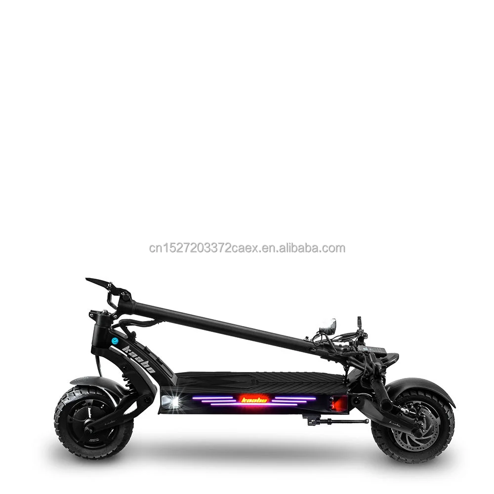 Электрический скутер Kaabo Mantis King GT 2200 Вт 60 В 24 Ач TFT синусоидальный сигнал двойной мотор скейтборд мощный складной для взрослых