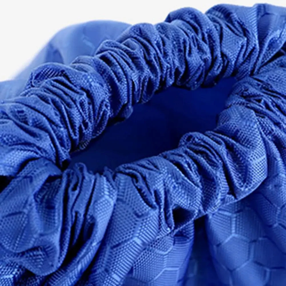 Hot Sale Large Capacity Waterproof Nylon Draw String Backpack Portable Foldable Blue Polyester Drawstring Bag With Your Own Logo