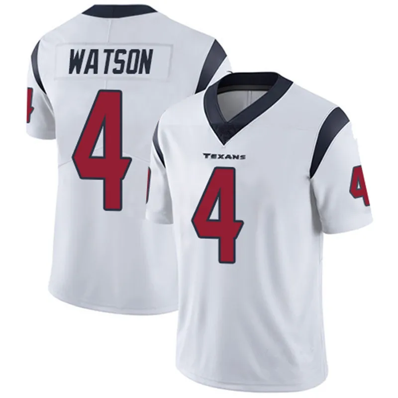 
Custom Wholesale Sublimated High density Deshaun Watson 4# DeAndre Hopkins 10# J.J. Watt 99# American football jersey 