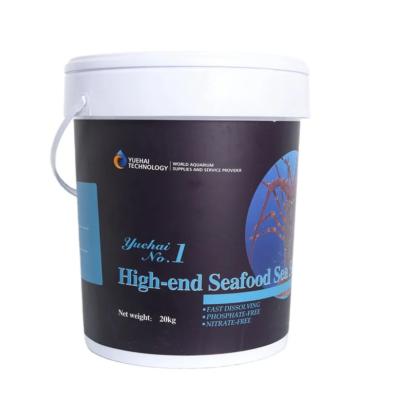 Wholesale High Quality Used For Marine Farm Aquarium Shrimp Crab 20kg Per Barrel AquaCulture High End Seafood Sea Salt