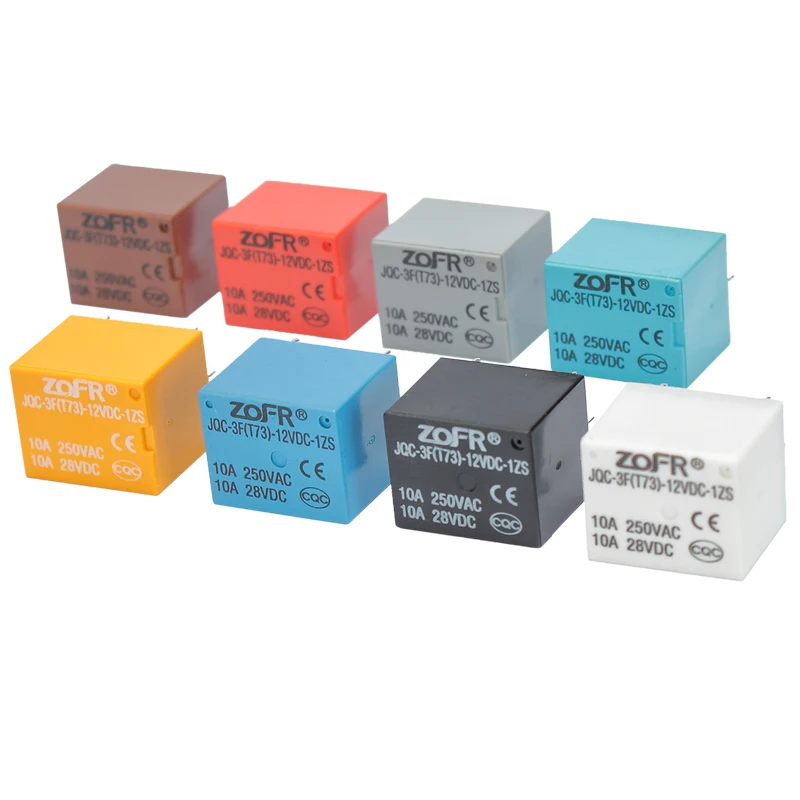 JQC-3F mini PCB Реле T73 10A 12V suger cube 10 amp реле