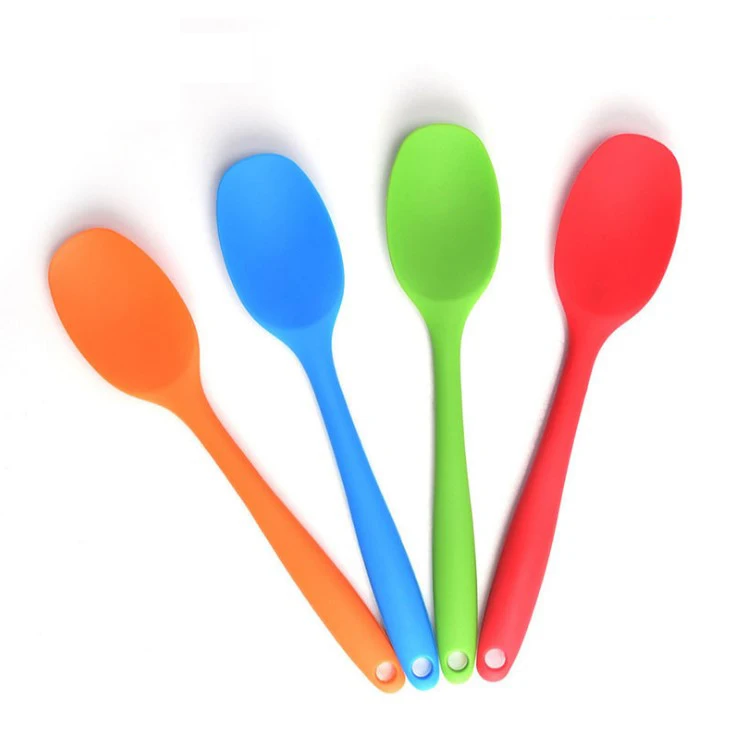 Food Grade Kitchen Silicone Cooking Spoon  Serving Spoon