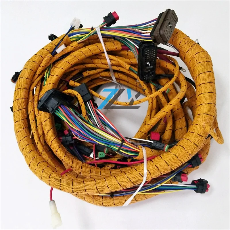 Construction Machinery Parts Excavator External Wiring Harness 283-2932 For Cat 329D Engine