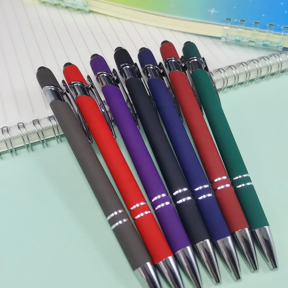 DASHENG Best Cheap Promotional Metal Biro Touch Screen Ballpoint Pens With Customized Logo Click Pen