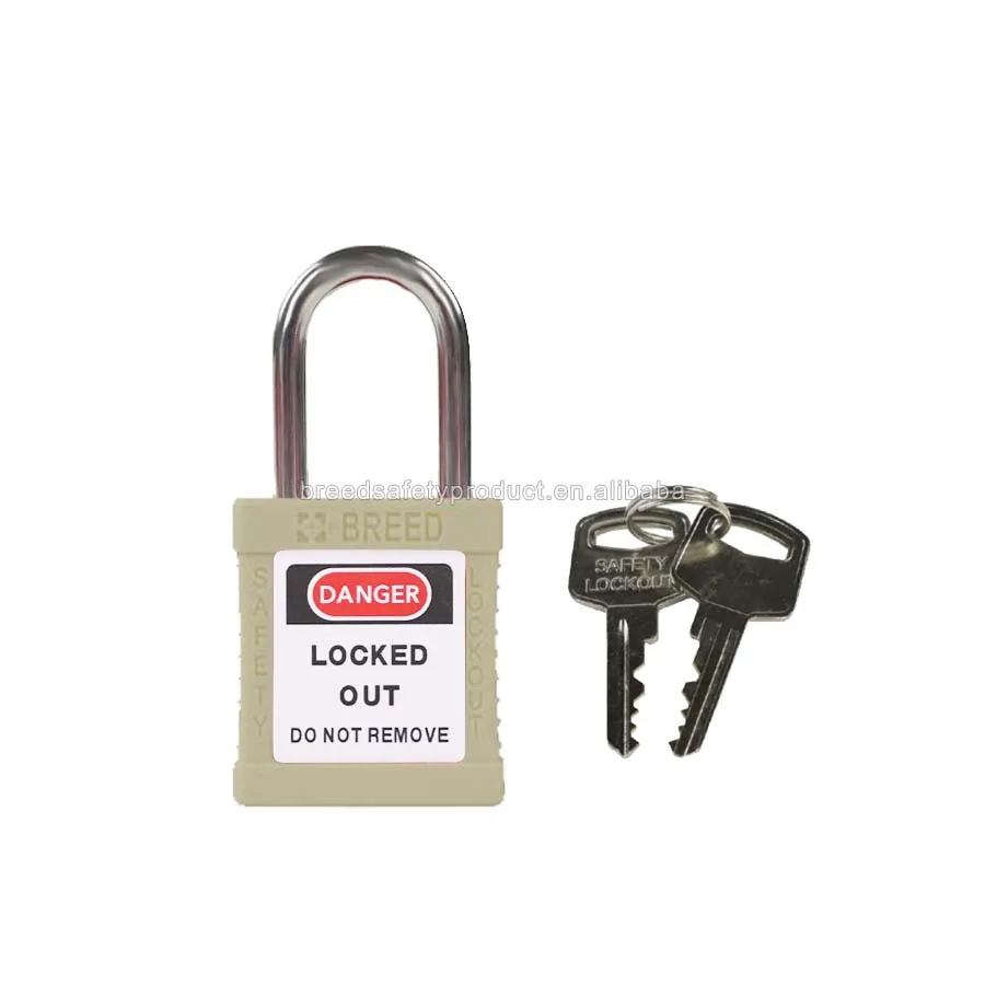 6MM Steel Shackle 38mm Industrial Safety Pad locks And Keys In Bulk  KA KD G06E