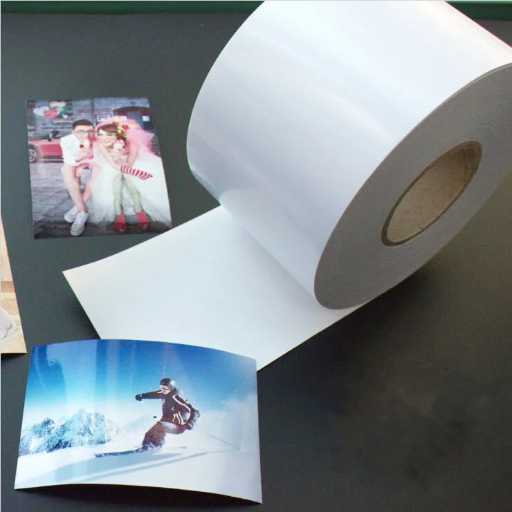Huilin Inkjet RC Glossy 6 inch Photo Paper Roll for Minilab Printing