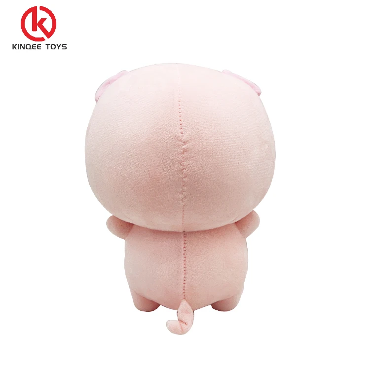 Customised EN71 REACH Plush Pig Toy Soft Fabric Cartoon Animal Doll Custom Stuffed Animal Toys