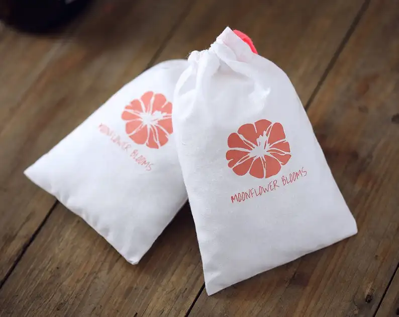 
Factory directly supply nature eco-friendly wholesale small cotton drawstring bags 