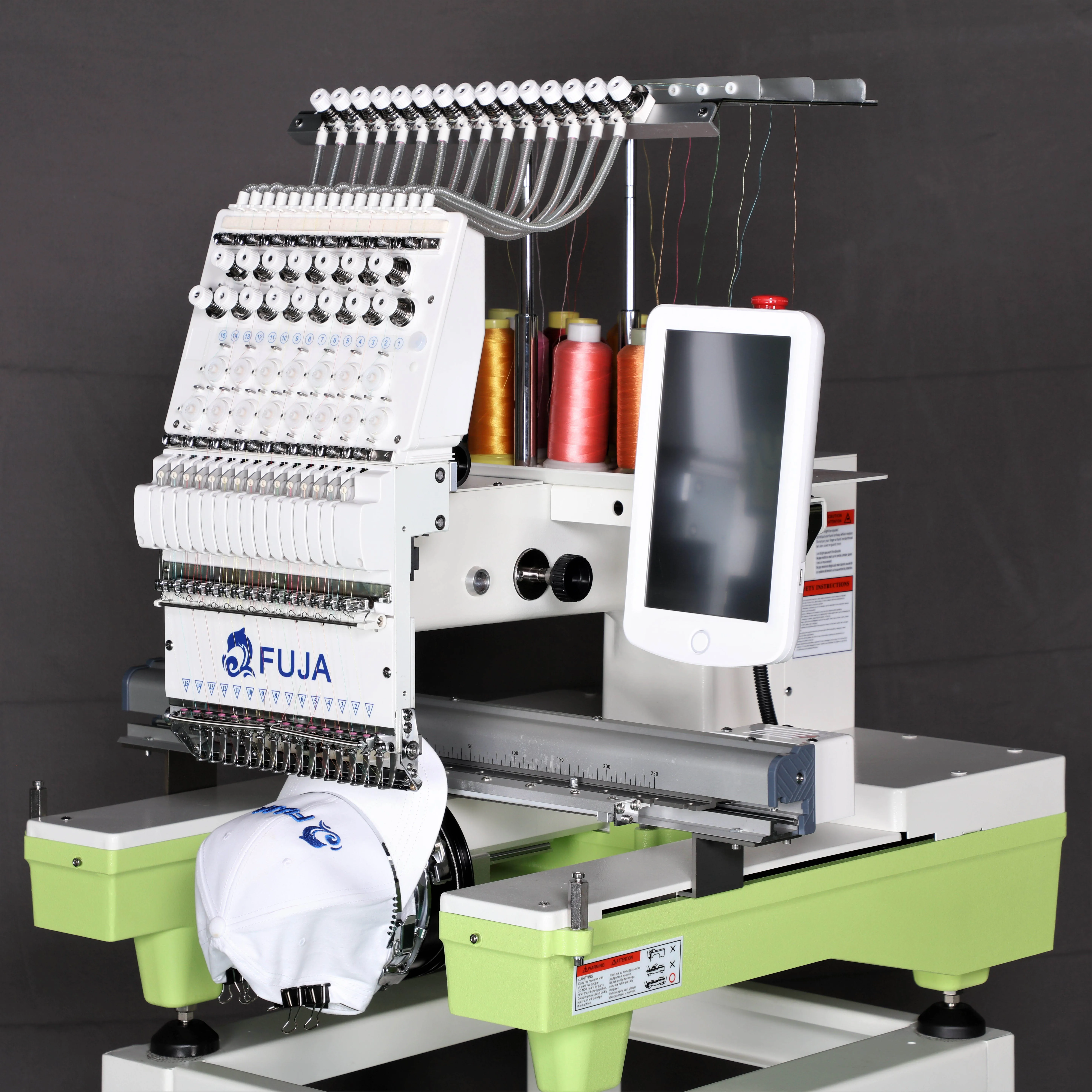 FUJA quality computerized chinese spare parts elucky embroidery machines with prices