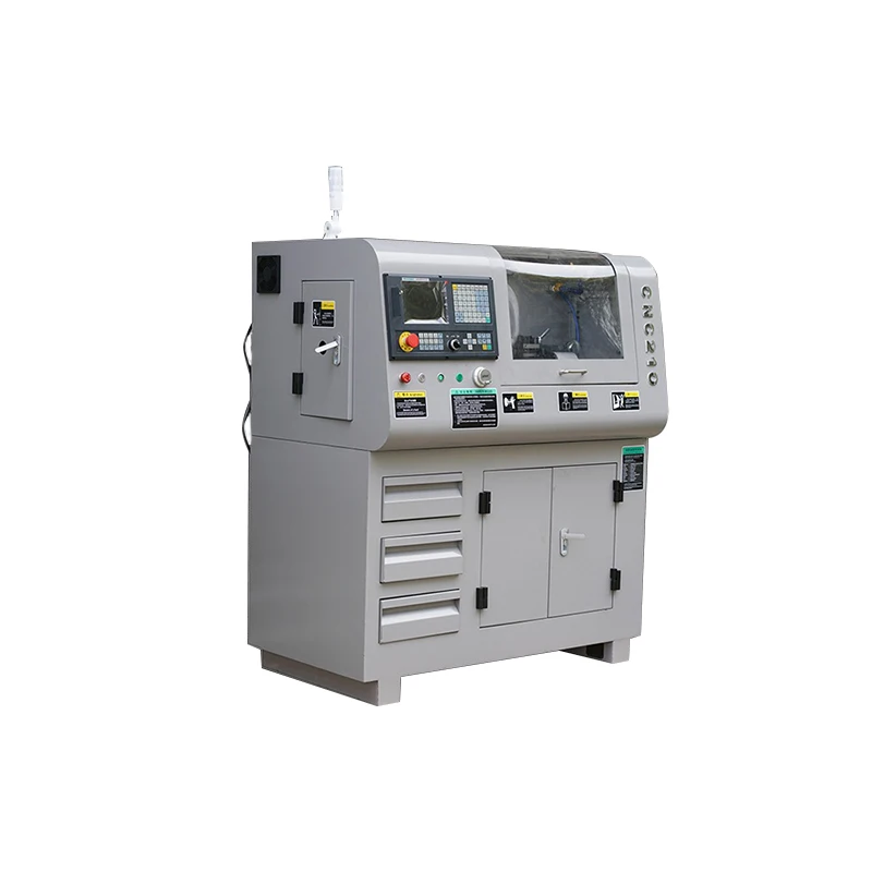 Cnc210 Horizontal Cnc Mini Metal Turning Lathe Machine Tool Torno Heavy Duty Cnc Lathe