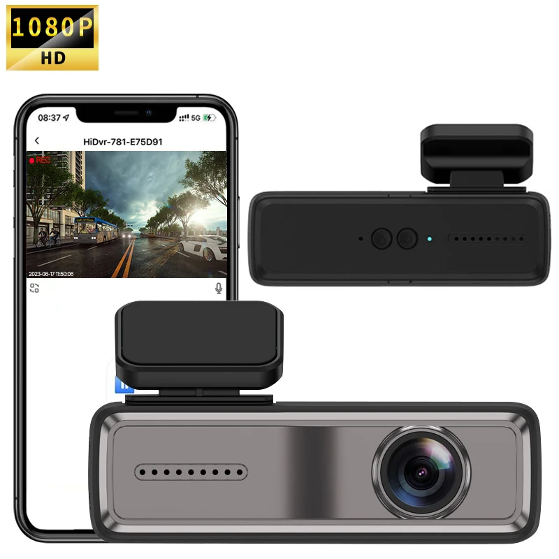 Hot Selling HD WiFi 1.47 Monitor Hidden Car Dash Cam Dvr with 1080P Rear Camera Night Vision Dual Lens Dashcam Car DVR