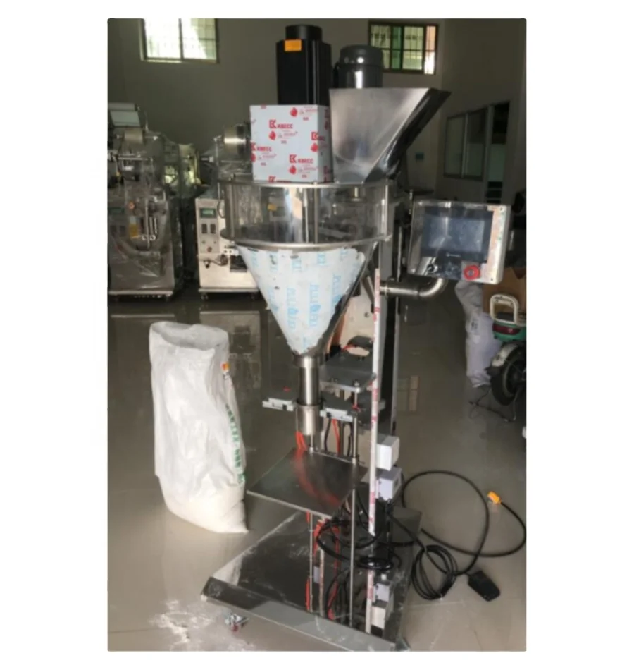 Semi automatic powder auger filling machine small bag powder screw filling machine