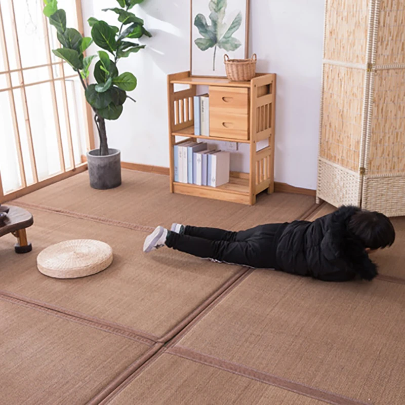 Новый дизайн Amazon бамбуковый татами-коврик японский