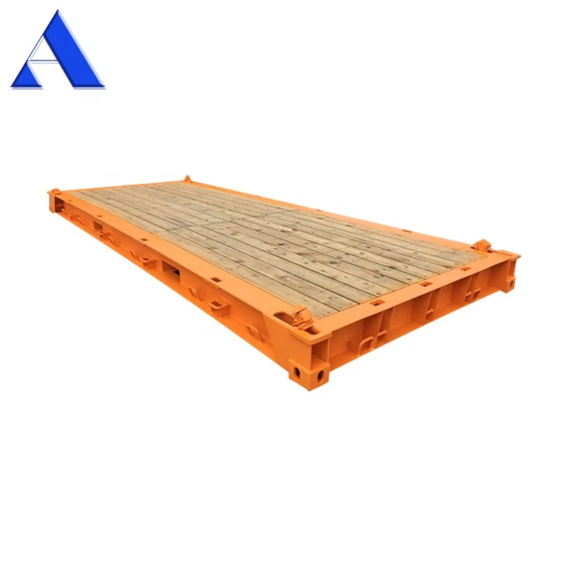 Easy Lock Wood Floor or Steel Floor 20ft Platform Container