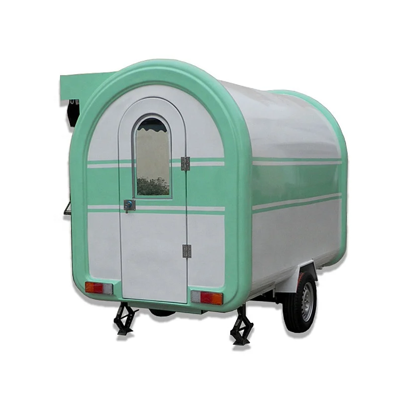 Mobile Coffee Shop Candy Vending churros fryer ice cream food cart trailer