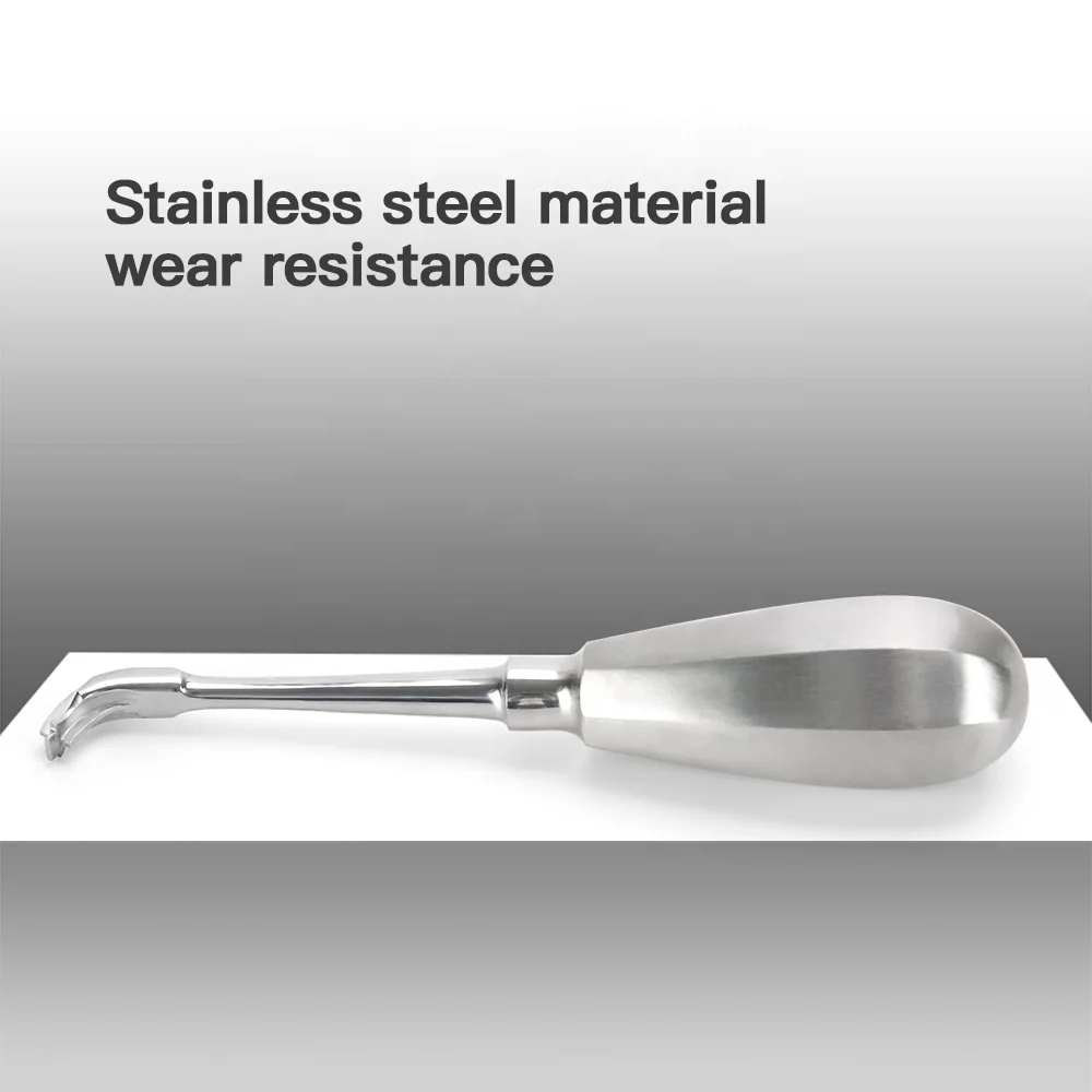 Dental Crown Spreader Drill Stainless steel Dental Root Elevator Cross Broken Crown Remover