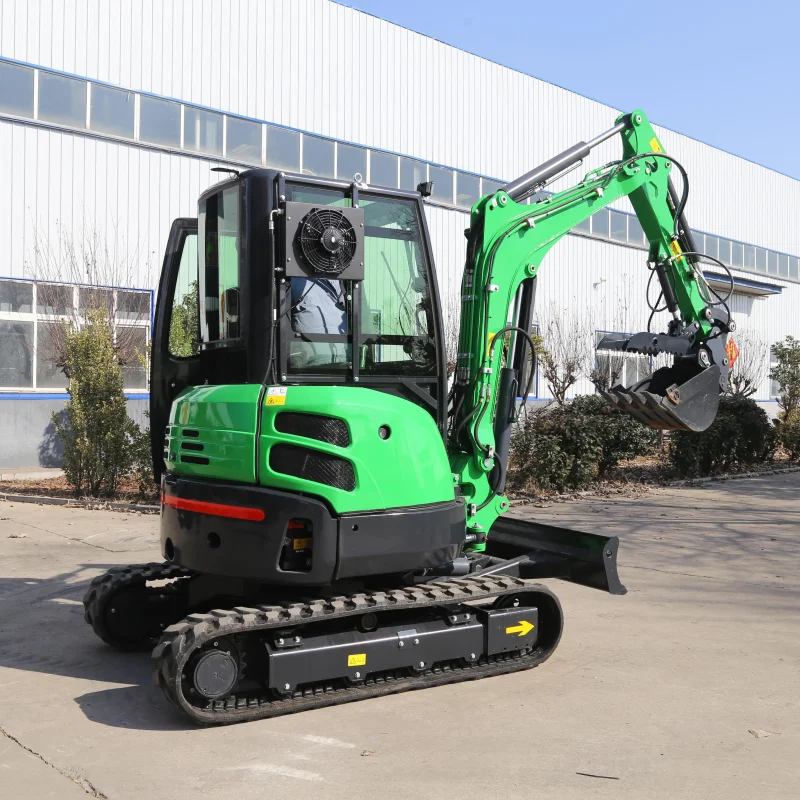 Good Quality crawler EPA CE excavator 3.5 ton mini used excavator 1.2 ton 1.8 ton 2 ton digger flail mower for sale
