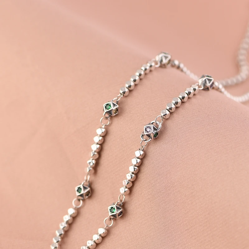 S925 sterling silver necklace wholesale fashion jewelry silver ornaments fashion jewelry as a gift for your girlfriend